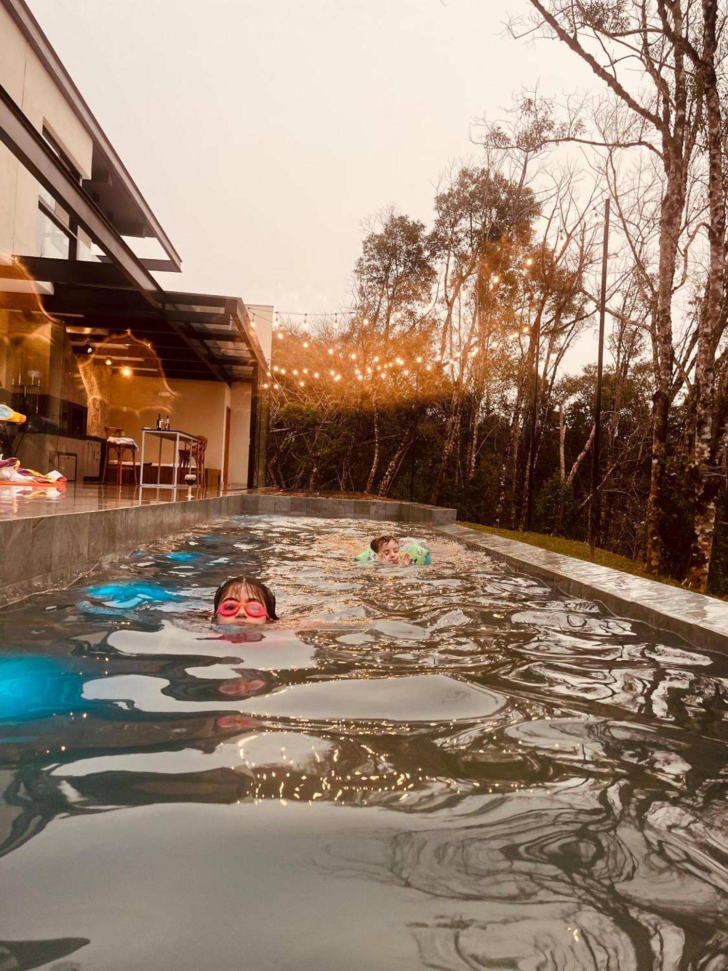 Paraiso Em Rancho Queimado Com Piscina Aquecida Ngoại thất bức ảnh