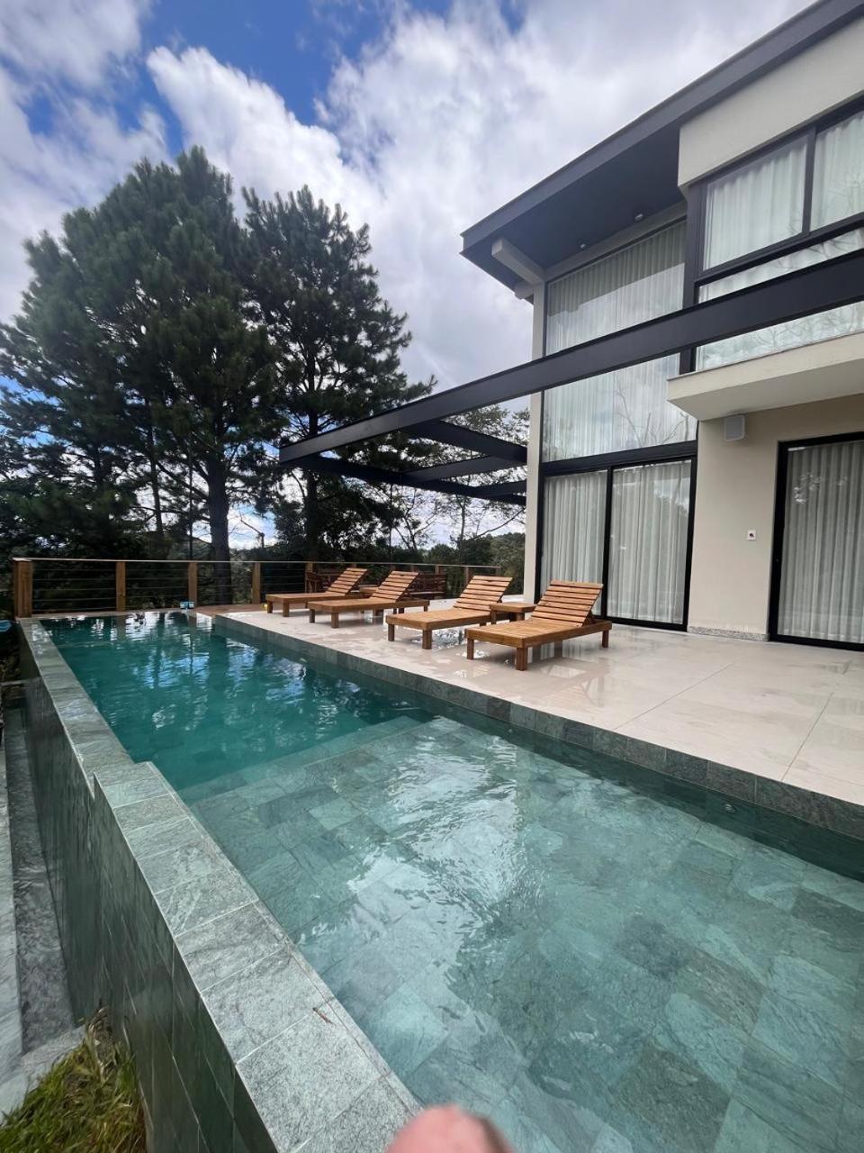 Paraiso Em Rancho Queimado Com Piscina Aquecida Ngoại thất bức ảnh
